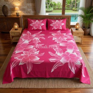 Hot Sale Rayon Bedsheet Hand Painted King Size Made in Bali